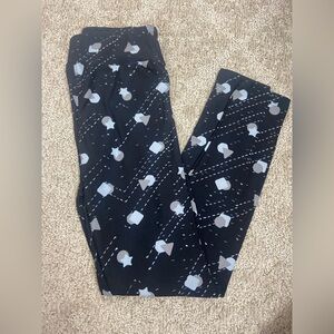 LuLaRoe OS Leggings NWOT Black and Multicolor Geometric